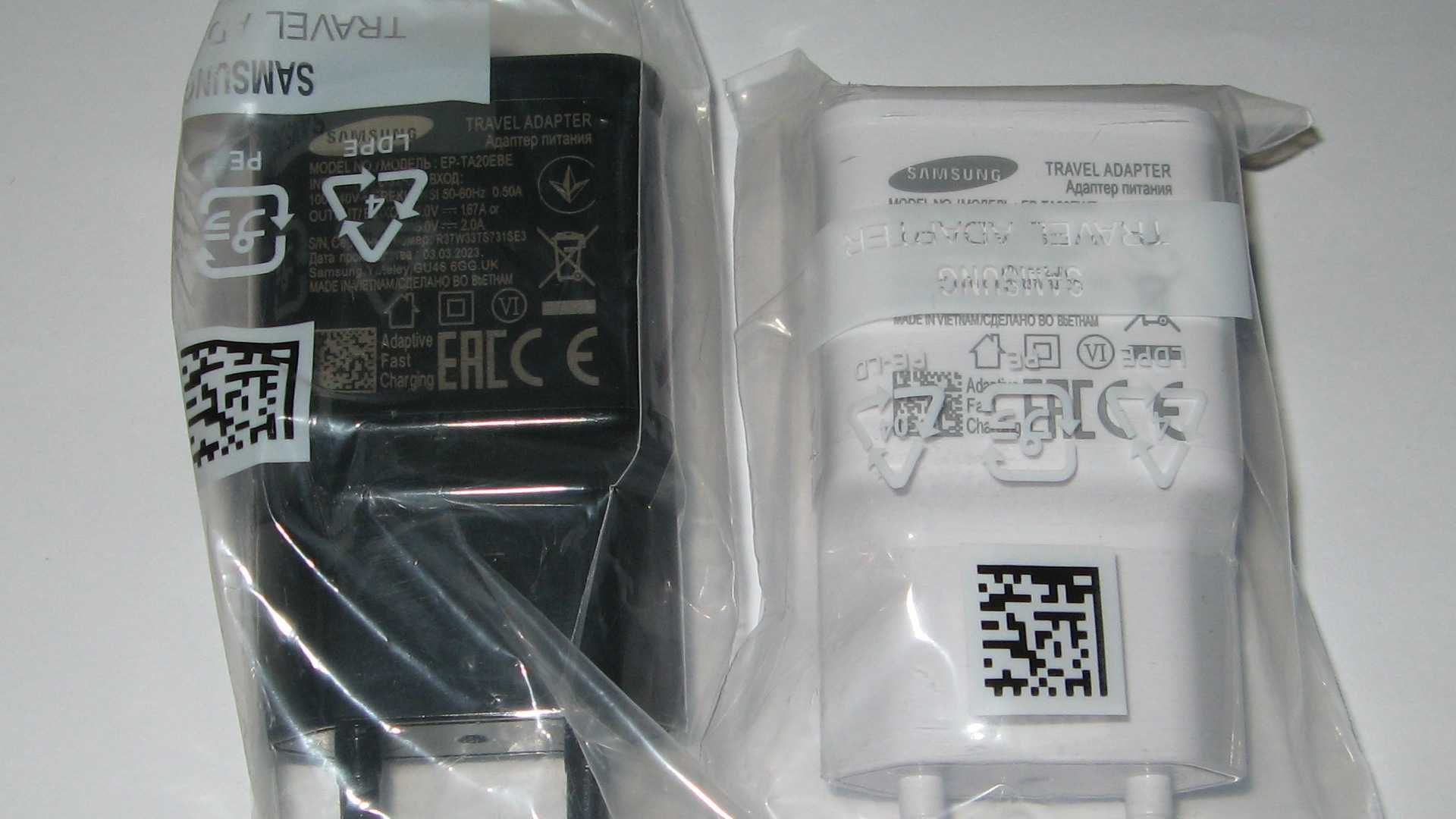 Оригинальное ЗУ Samsung  EP-TA200. С кабелем Type-C