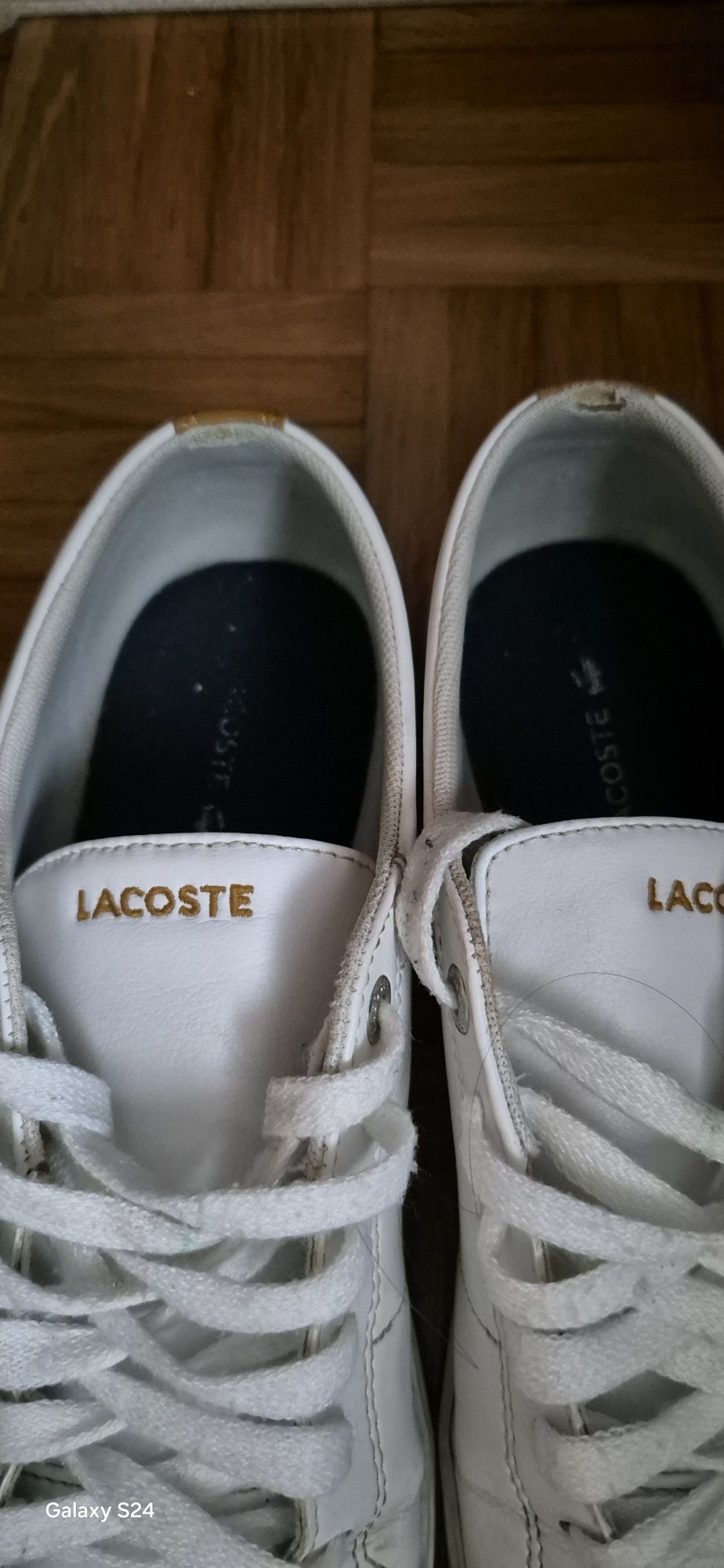 Białe trampki Lacoste rozmiar 39