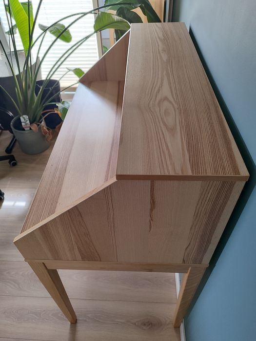 IKEA Fliggen - drewniane biurko / toaletka / sekretarzyk - jak NOWE