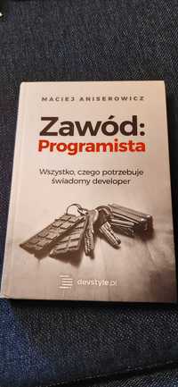 Zawód: Programista - Maciej Aniserowicz , książka z autografem