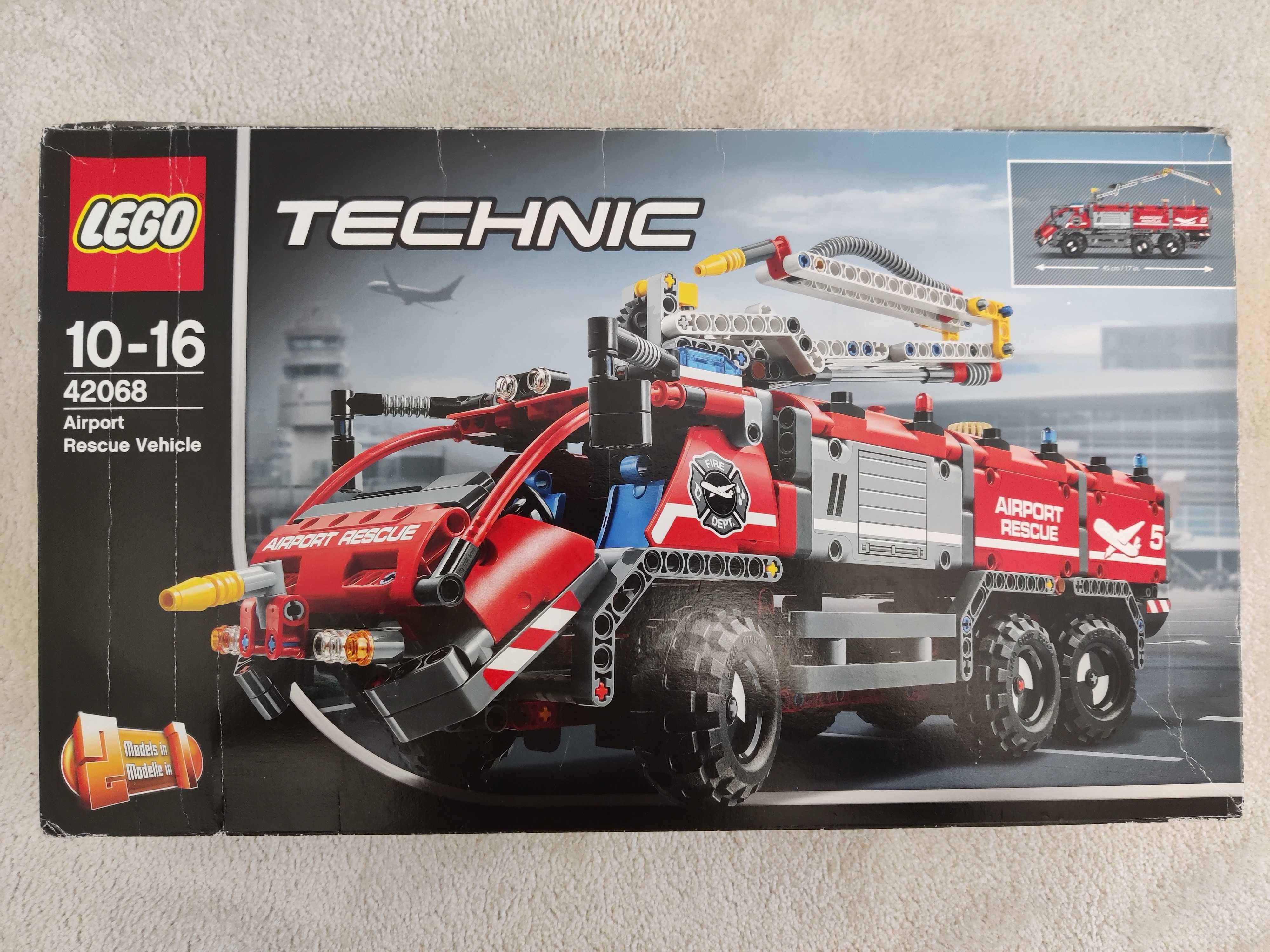 Lego TECHNIC - 42068 Airport Rescue Vehicle pojazd straży pożarnej