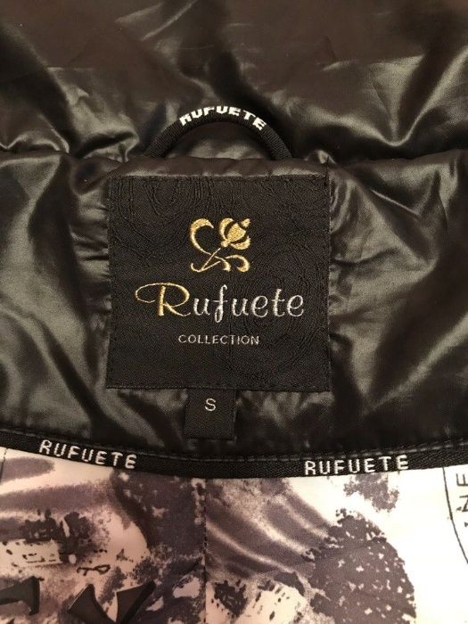 Куртка курточка пуховик фирмы RUFUETE;размер 36-38!