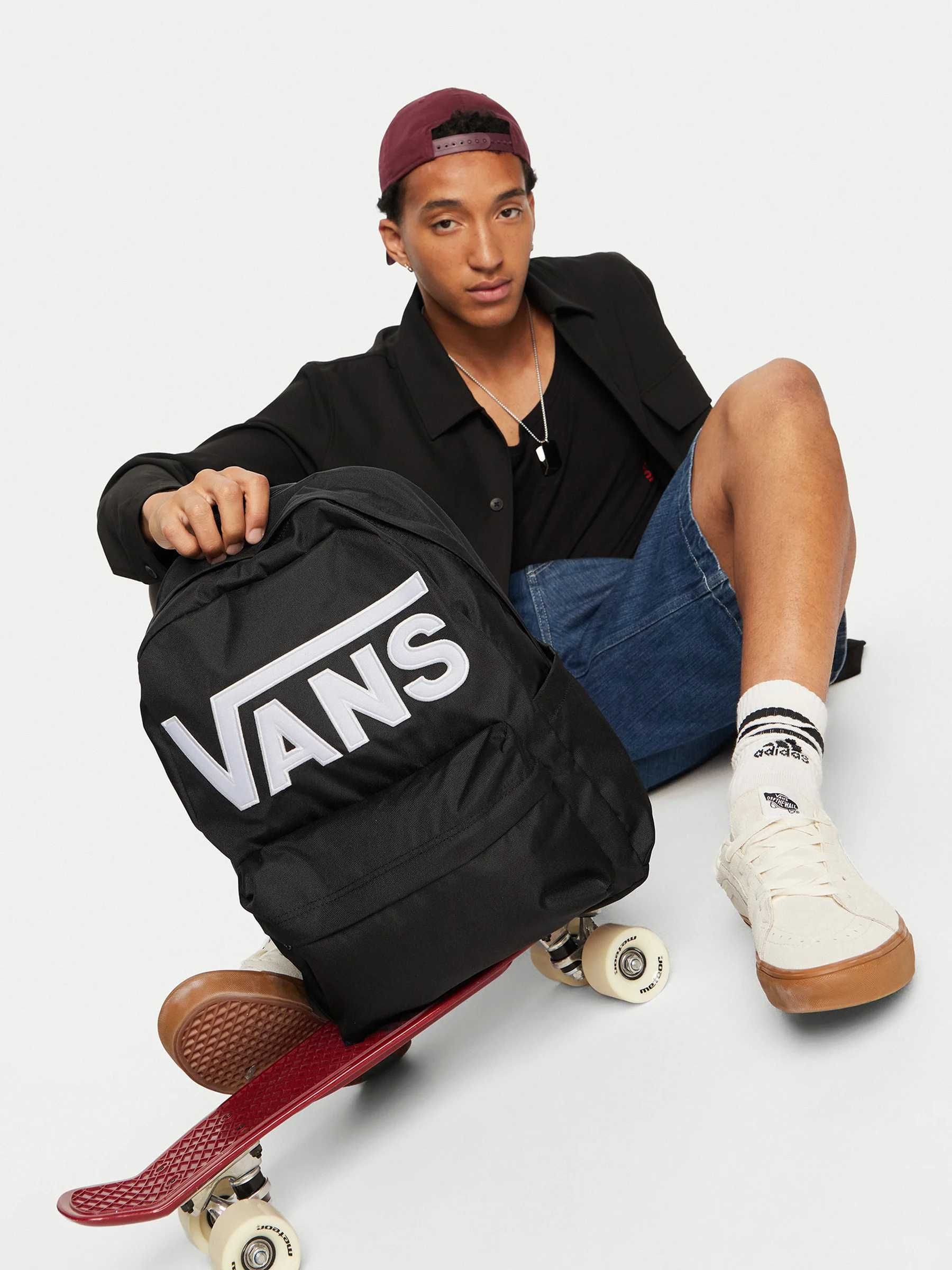 Plecak VANS Old Skool Drop V Backpack szkolny Czarny VN000H4ZBLK1