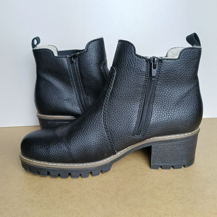 Rieker botki damskie ocieplane r. 41 jak nowe!