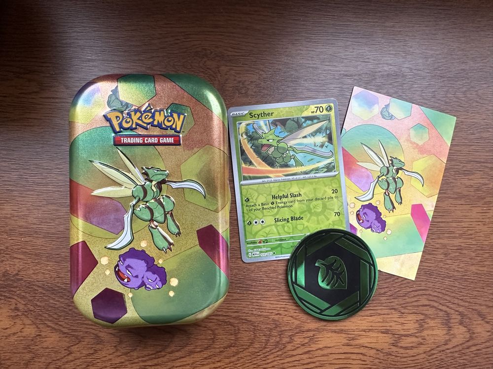 Pokemon 151 mini tin Scyther