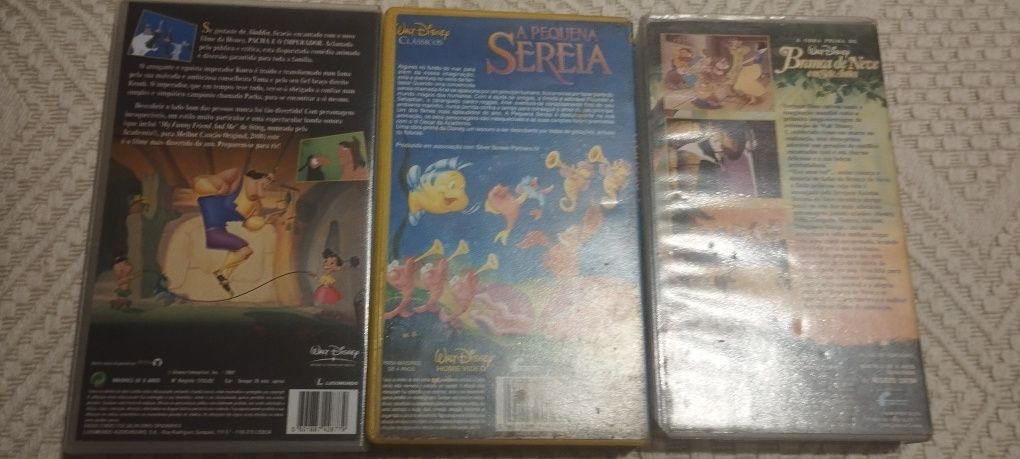 Walt Disney VHS originais