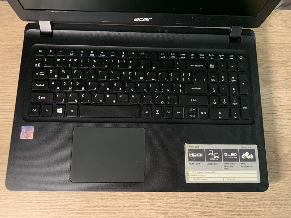 Продам ноутбук acer