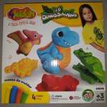 Dinossauros 3D - 8 Formas Plasticina
