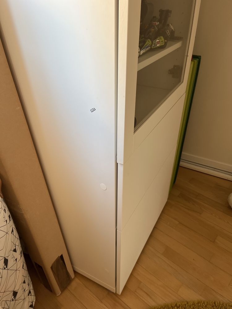 Ikea Besta 3 moduły - szafka, witryna i 2 szuflady