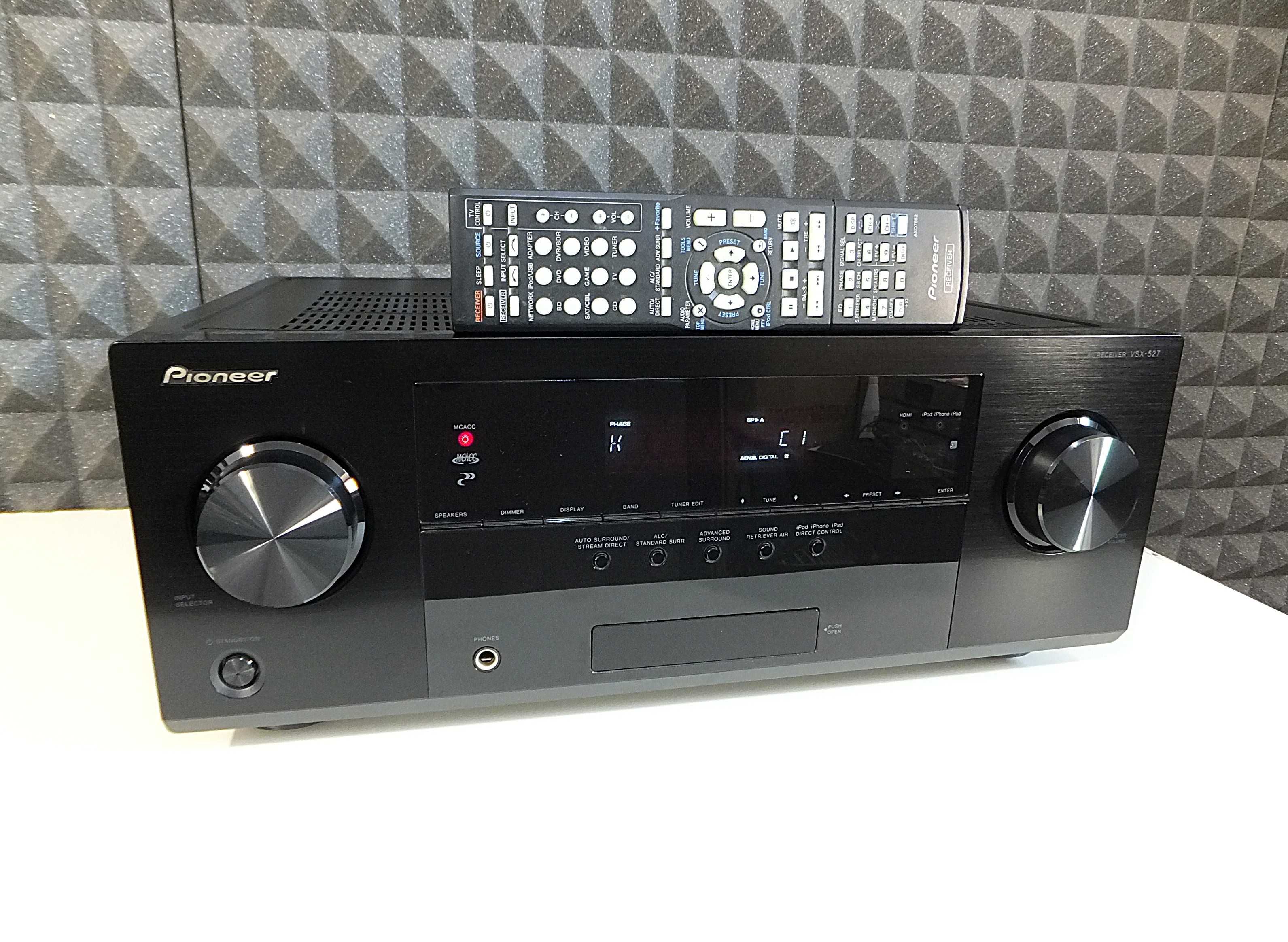 Amplituner kina domowego 5.1 PIONEER VSX-527-K + adapter BLUETOOTH