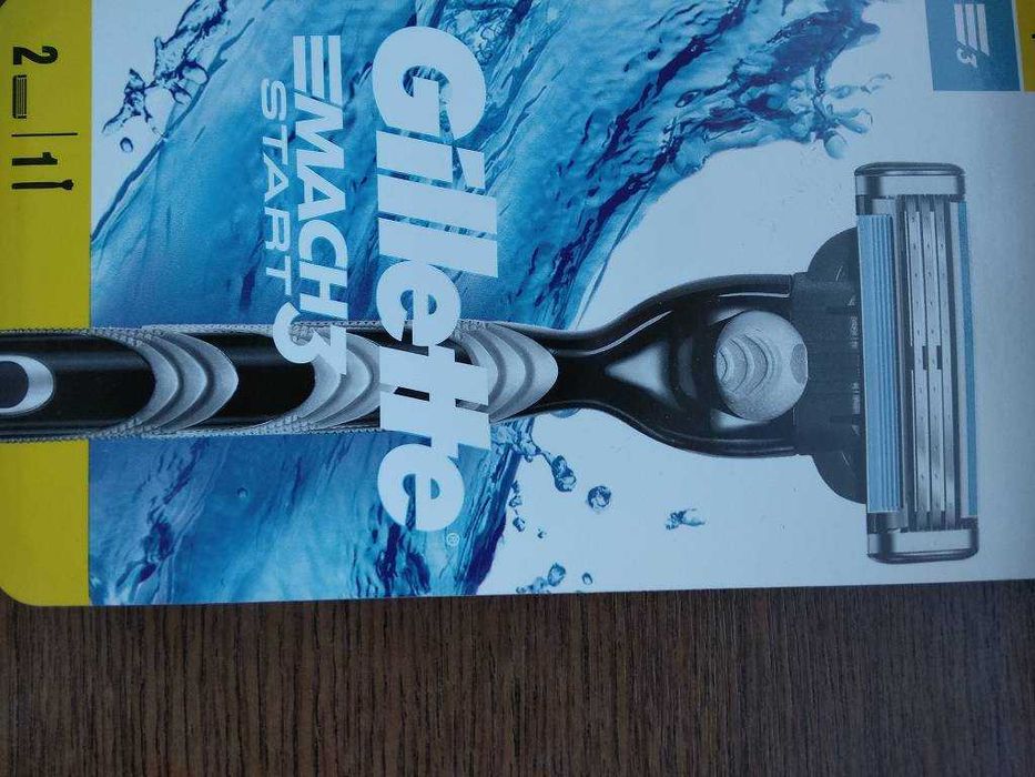 Gillette Mach3 start rączka i 2 ostrza - wysyłka transport