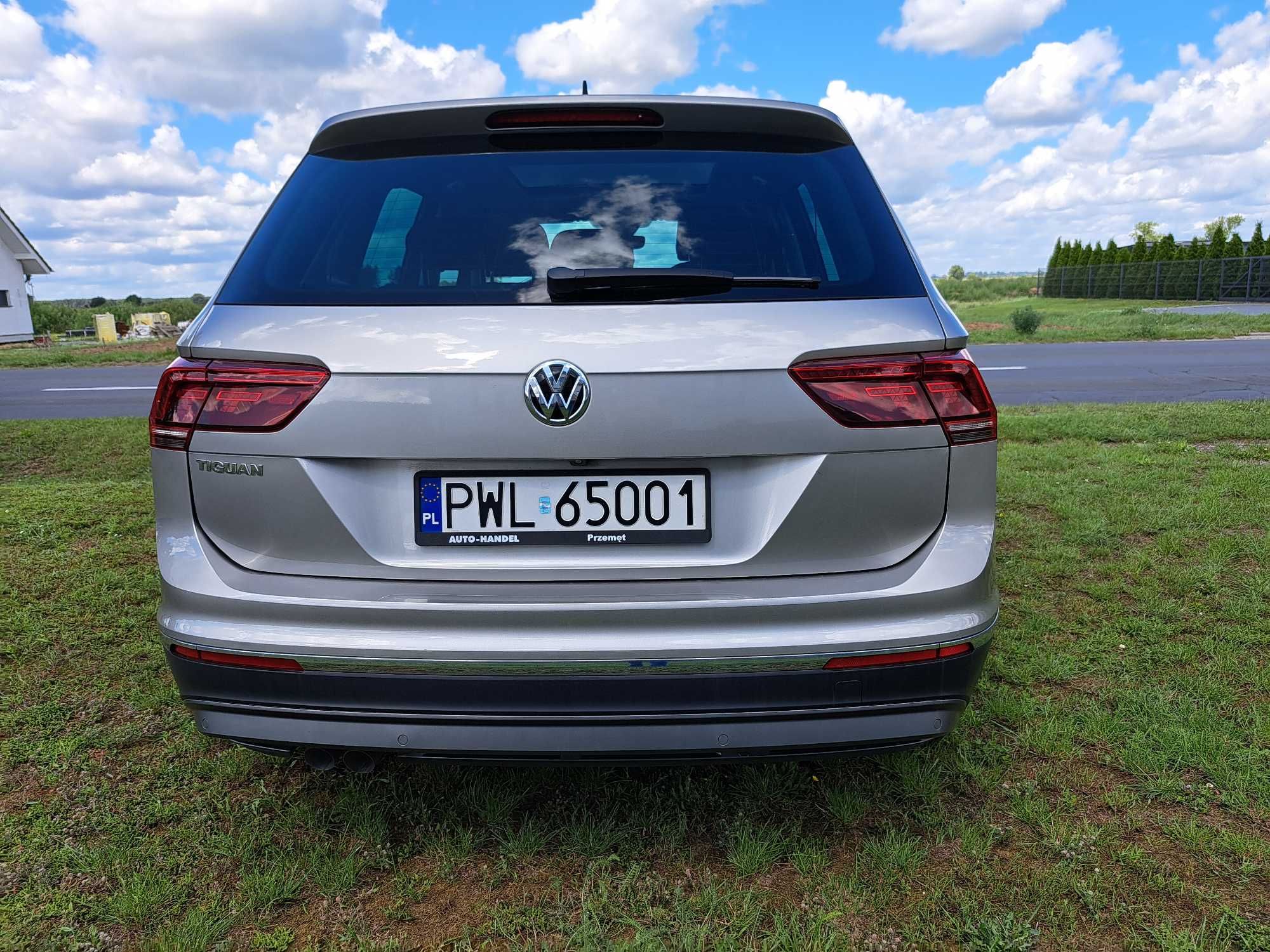 VW Tiguan 2.0 TDI, skrzynia DSG, łopatki, panorama
