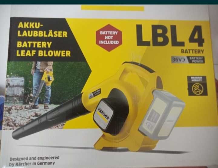 Zestaw Karcher 36v ODKURZACZ WD3 KOSA LTR36-33 DMUCHAWA LBL4 + AKU Ład