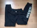 spodnie dresowe Adidas M 38 czarne 158 - 164
