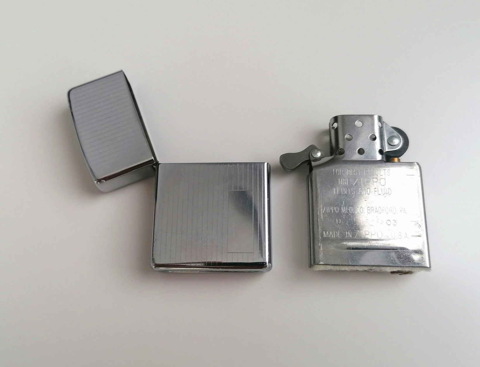 Zippo Engine Turned z 2003 roku jak nowa