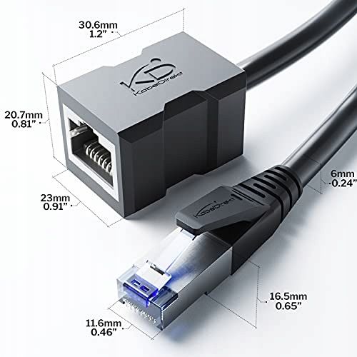 KabelDirekt Kabel przedłużający LAN&Ethernet
