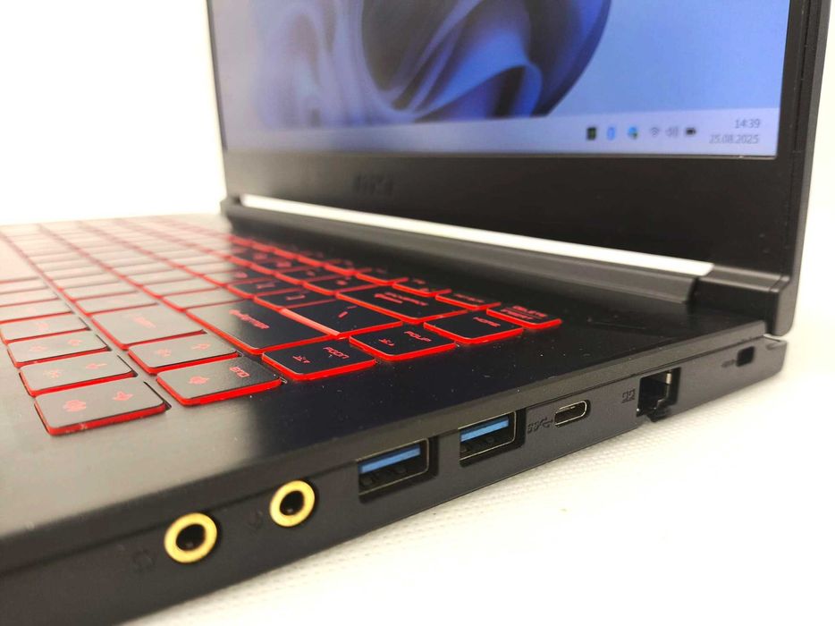 Laptop GAMINGOWY MSI 15,6" 144Hz Core i5 16GB 512GB SSD RTX 3050 4GB