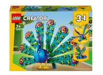 LEGO Creator 3 w 1 Egzotyczny Paw, ważka, motyl, nowe 31157