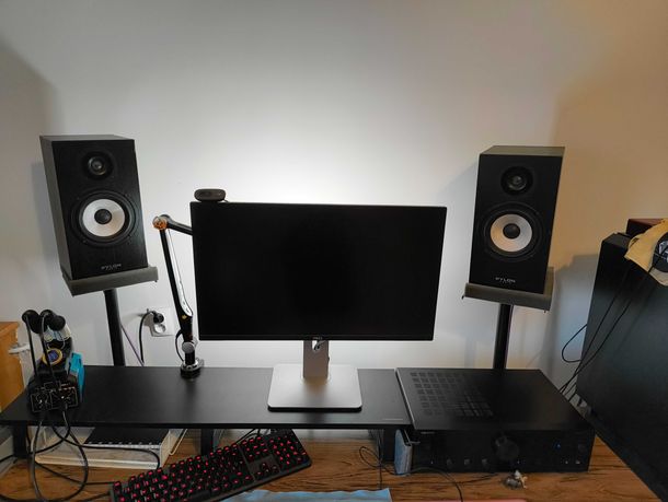 Zestaw audio ONKYO A-9030 + Pylon Pearl Monitor + statywy + kable