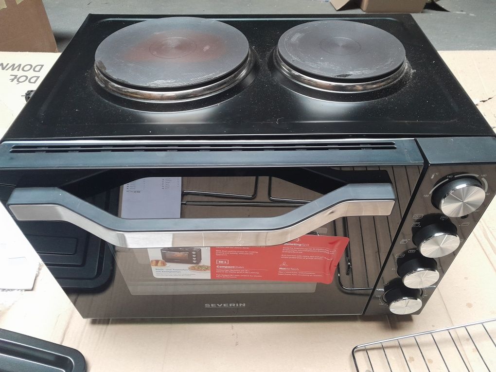 Mini piekarnik Severin TO 2074 Rożen 30l kuchenka 2 płyty grzejne