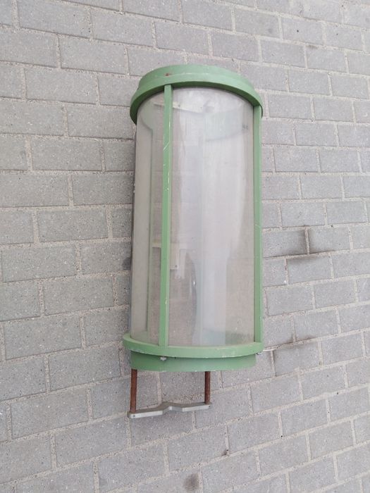 Wielka przemysłowa oprawa np lampy loft grube aluminium pleksi design