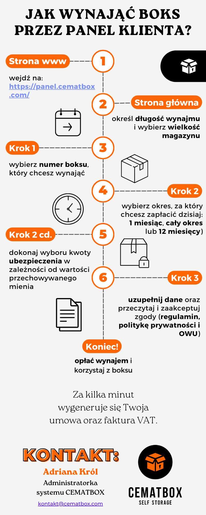 Do wynajęcia Magazyn 1m2 - w cenie 179 zł