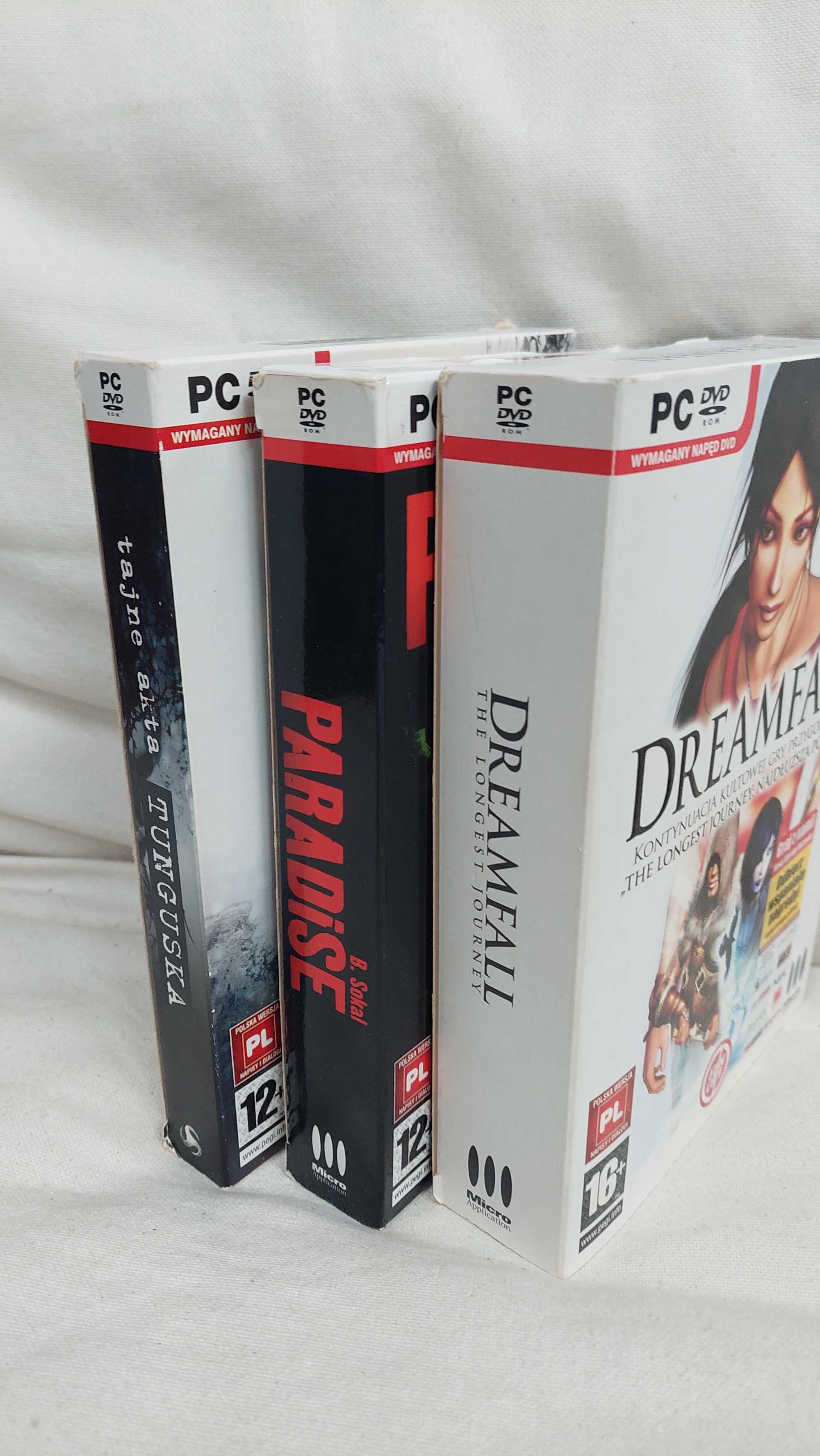 Paradise, Dreamfall, Tajne Akta Tunguska - Przygodowe gry PC Premiera
