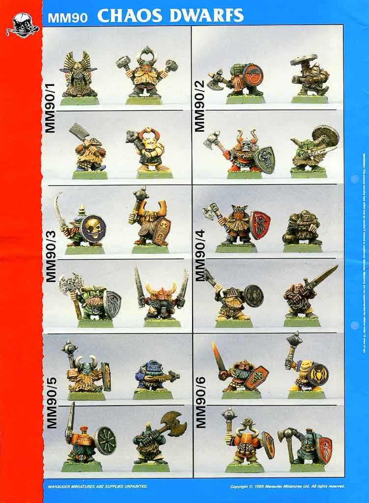Warhammer Fantasy Battle: Chaos Dwarf MM90/1 wzór A, Marauder