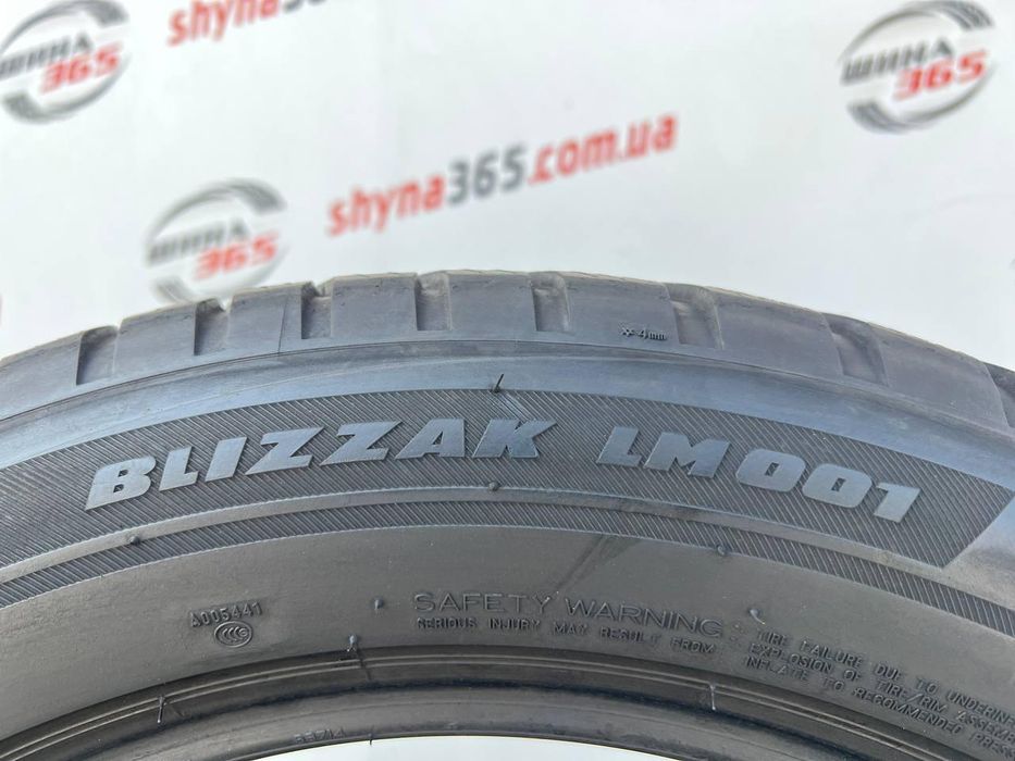 225/55 r18 bridgestone blizzak lm001 4mm