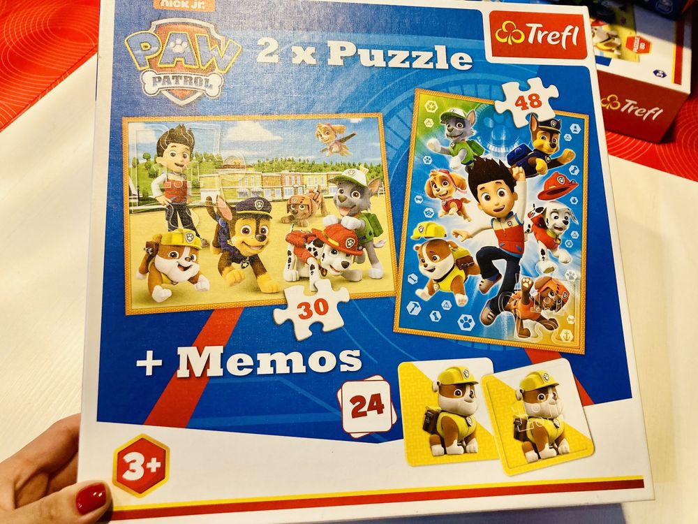 Psi patrol paw patrol zestaw puzzli puzzle