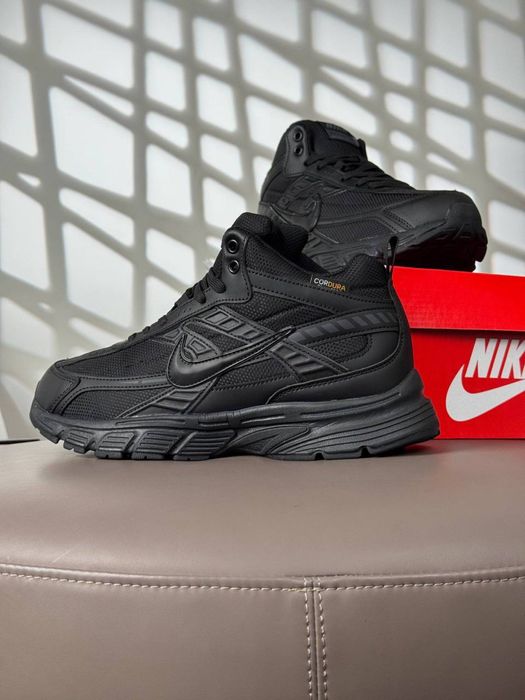 Чоловічі кросівки найк Nike Initiator High Fur All Black [41-46]