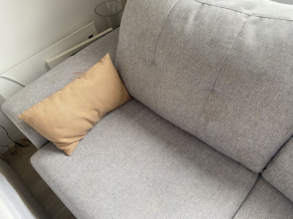 Sofá New Chic (OK SOFAS) 3 lugares cinza