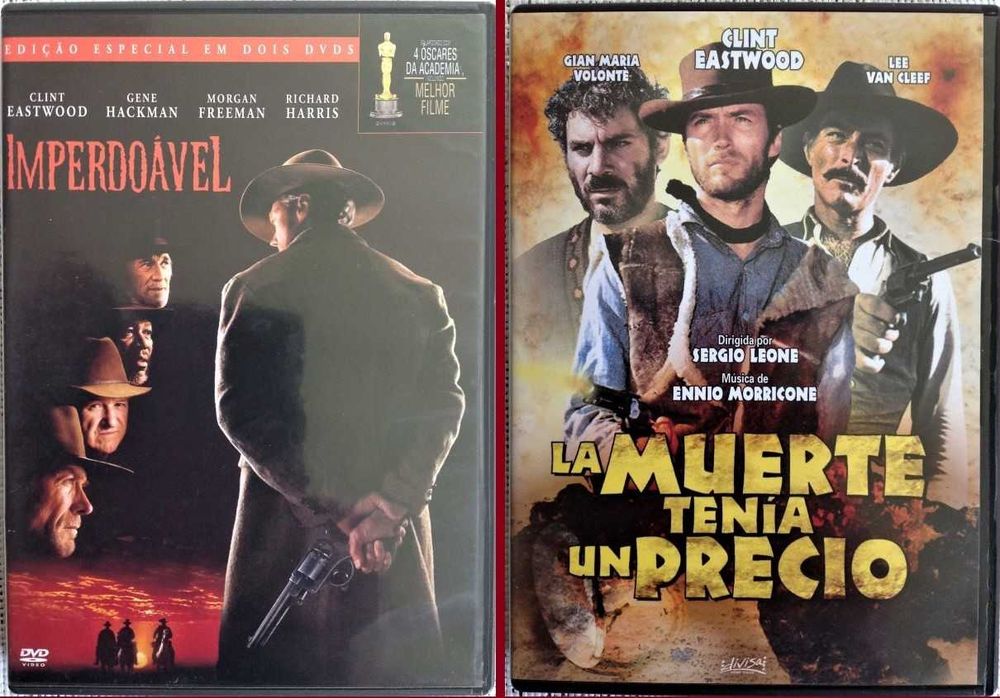 Clint Eastwood - 12 DVDs - Raros - Muito Bom Estado