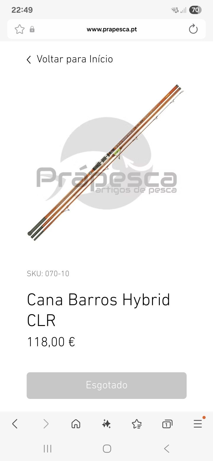 Surfcasting Barros CLR 420