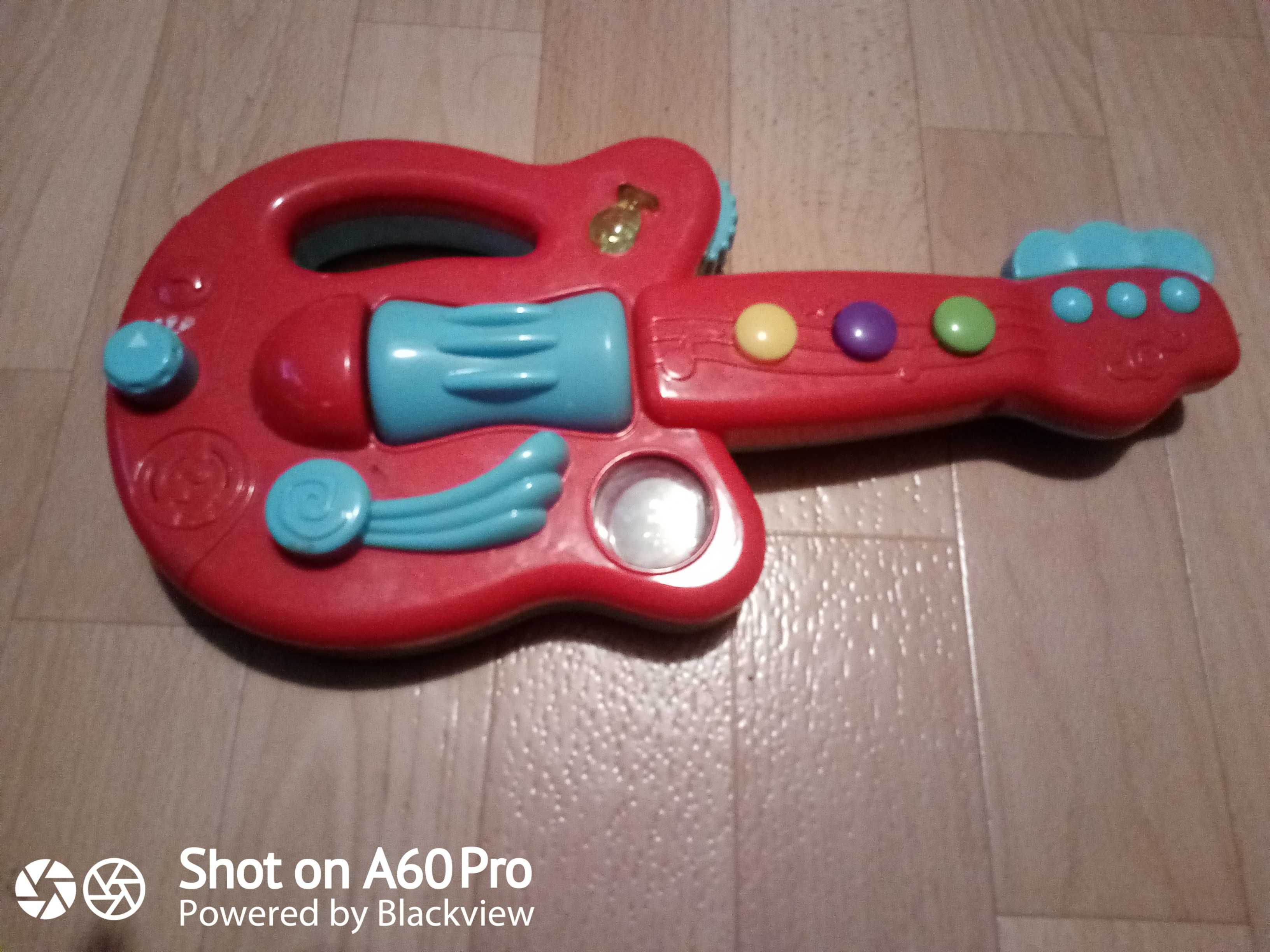 Gitara zabawka interaktywna dla dzieci
