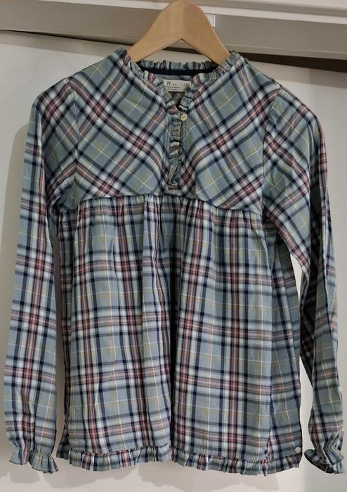 Tunica de Flanela Xadrez da Zippy: Tam 13-14 Anos