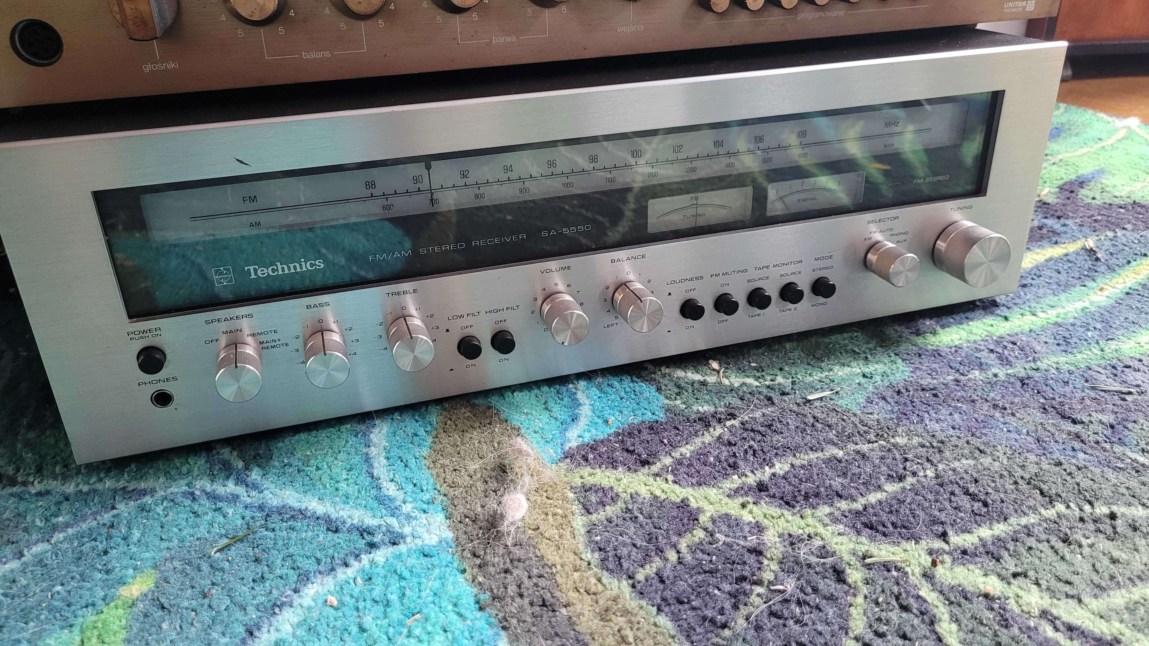 Technics SA-5550 leżak magazynowy, prawie jak Radmor, Onkyo, czy Denon