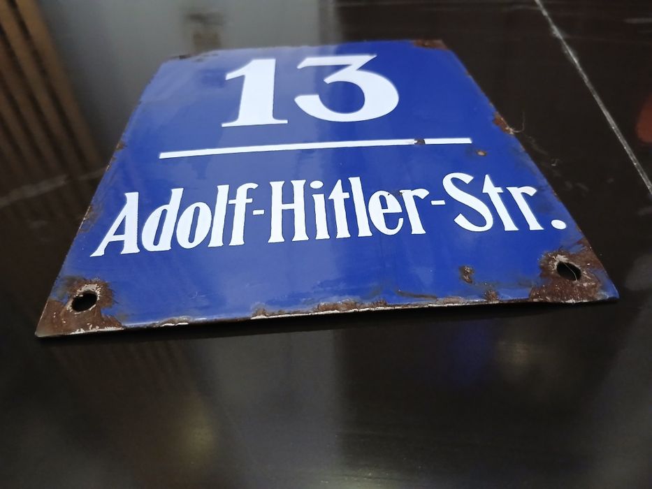 Wehrmacht 3 Rzesza Tablica emaliowana