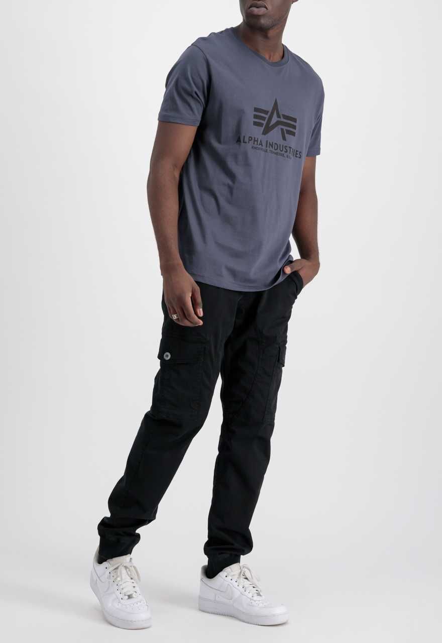 Alpha Industries T-SHIRT BASIC 100501 GREYBLACK/BLACK 412