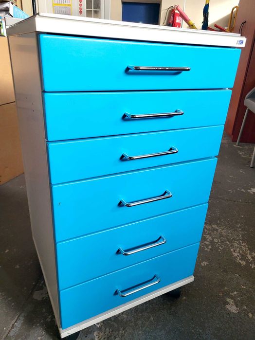 Asystor Mobilna Szafka stomatologiczna 6 szuflad BILLDENT