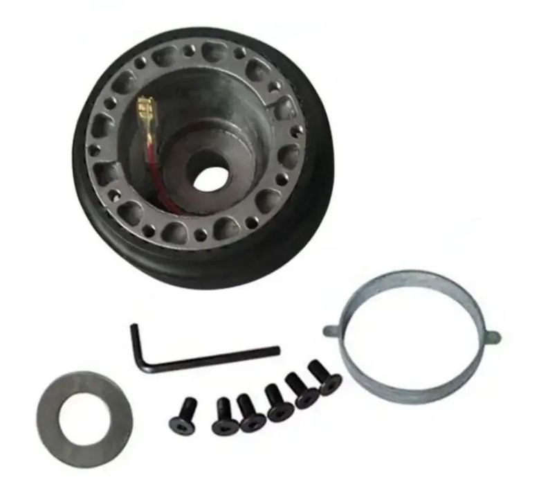 Cubo Adaptador Volantes Universais Volkswagen - Curto - Estria 18mm