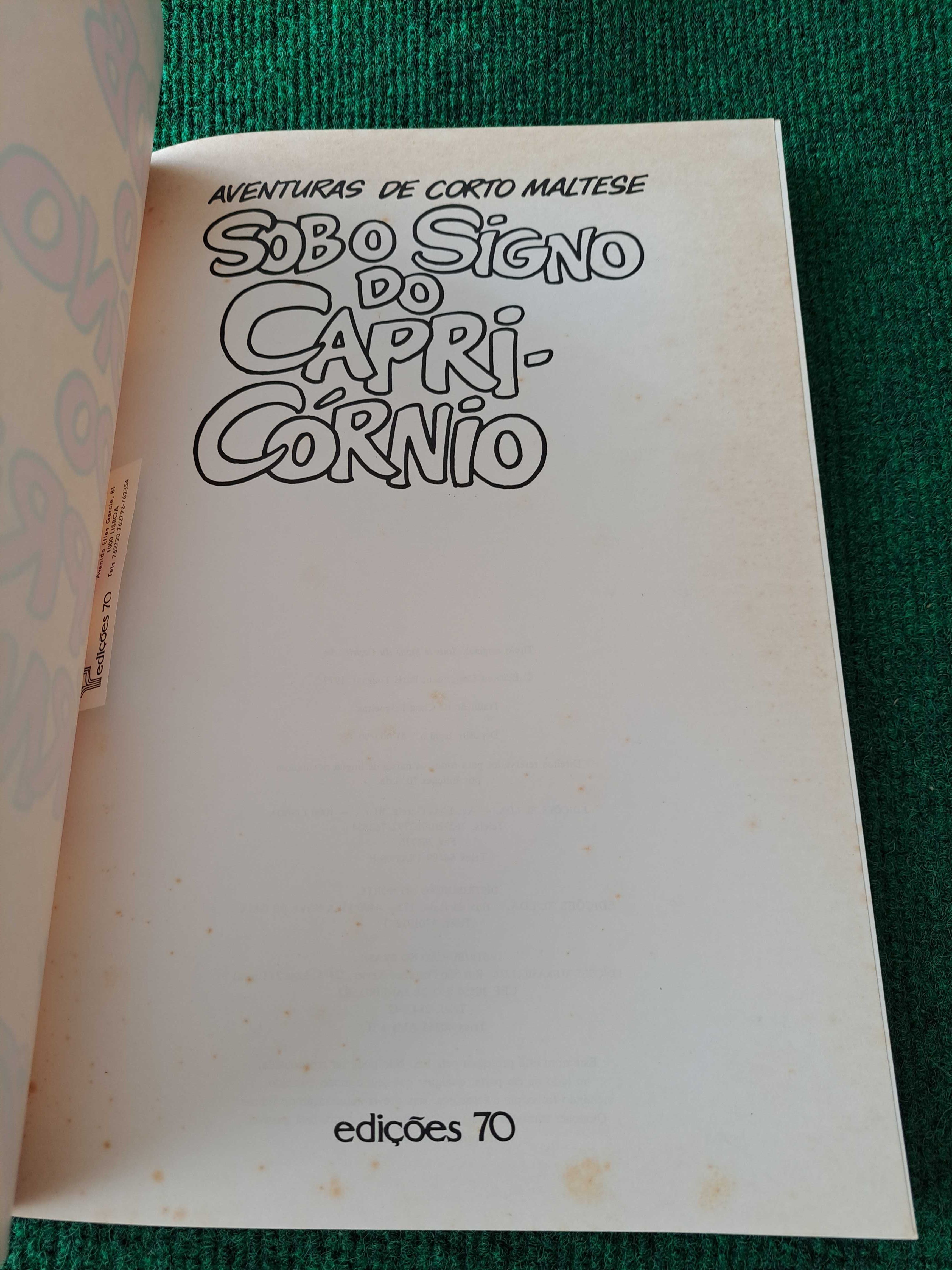 Sob o Signo de Capricórnio - Corto Maltese - Hugo Pratt