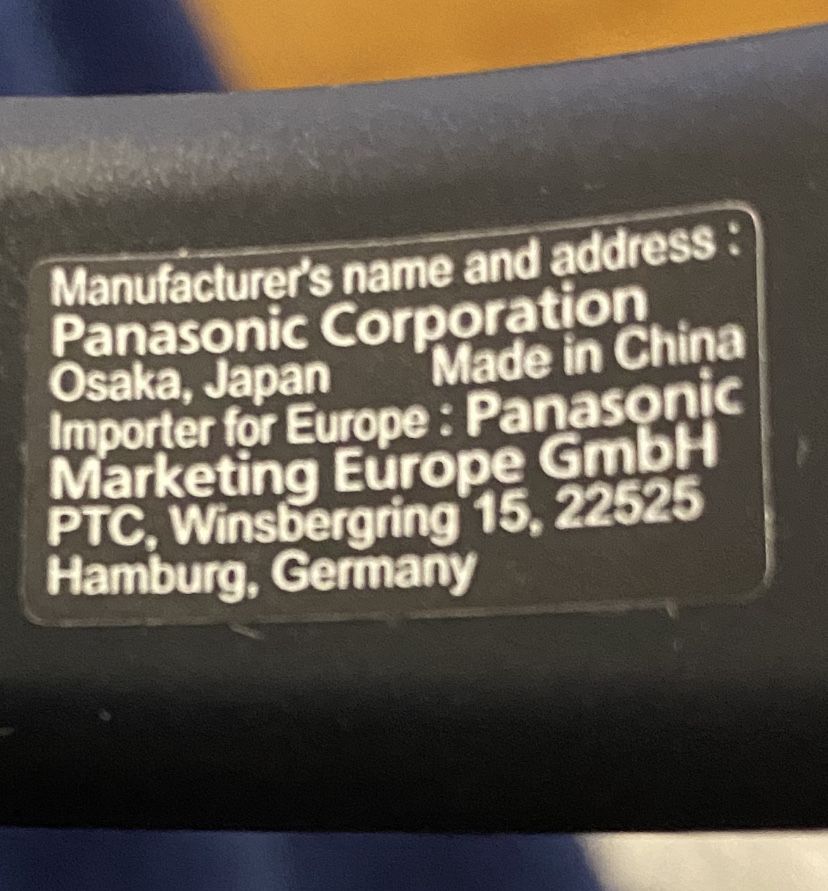 Słuchawki przewodowe PANASONIC