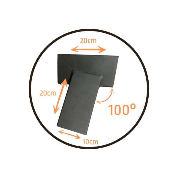 Dwa łączniki, 2x łącznik do kantówki 120mm x 120mm, do huśtawki