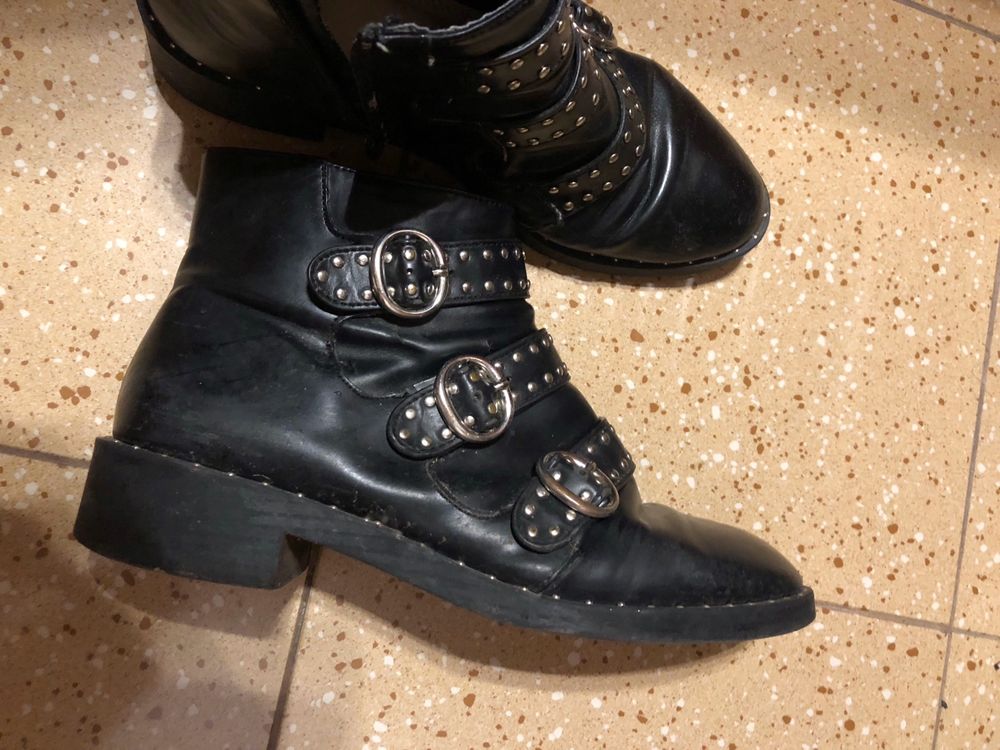 Botas pele pretas