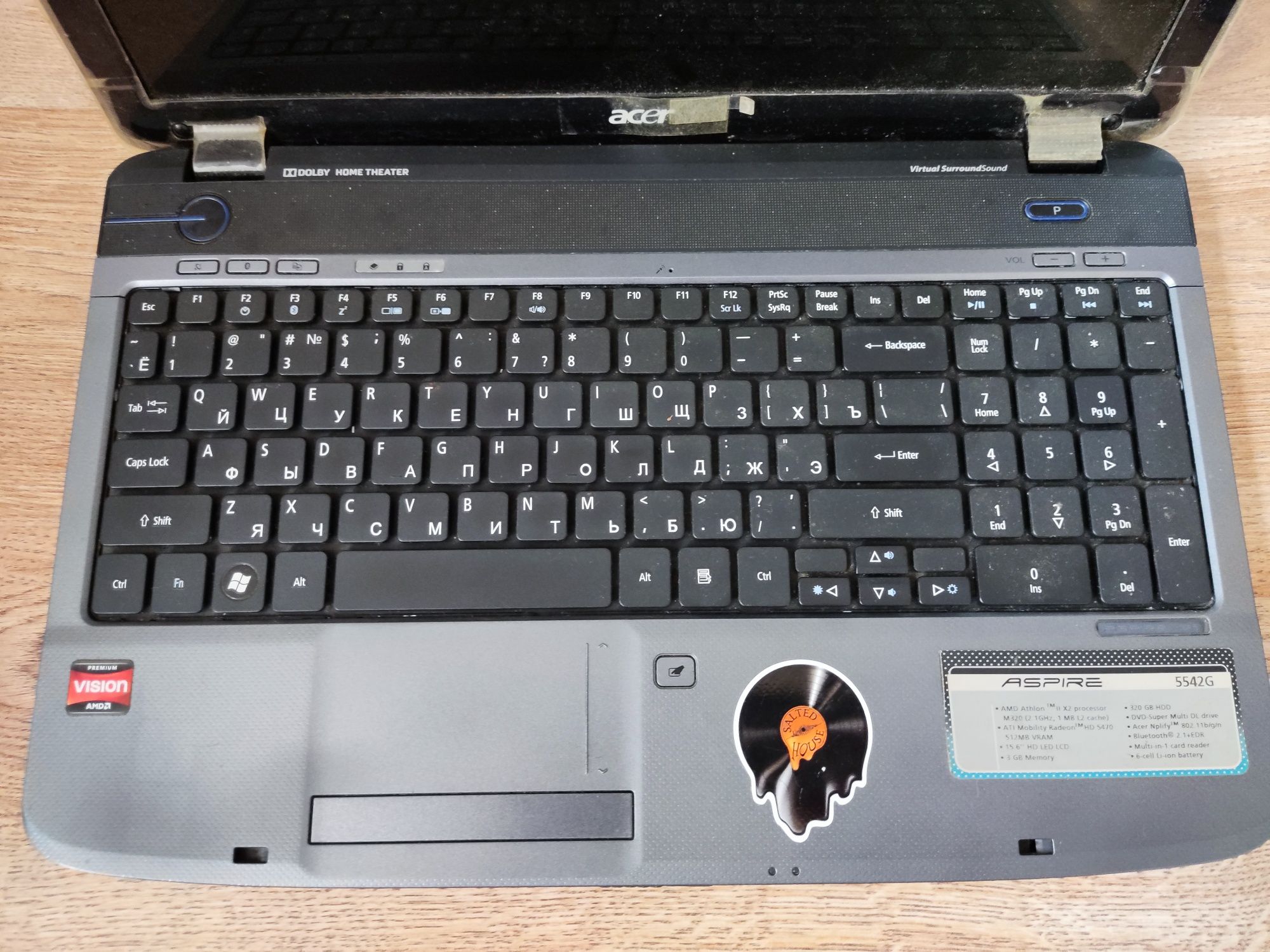 Продам ноутбук ACER ASPIRE 5542G