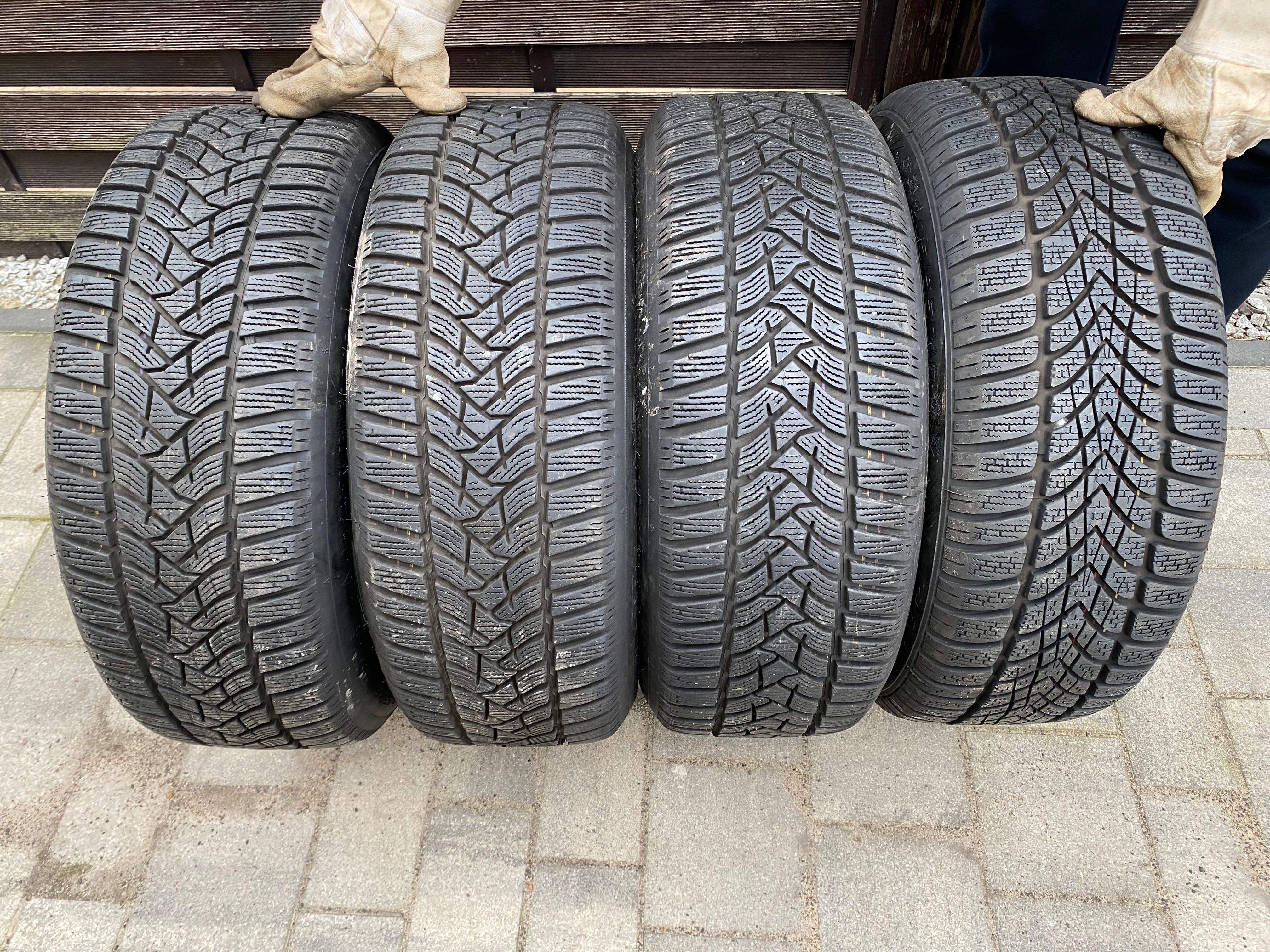 Koła aluminiowe 5x112 ET48 7.0Jx16” opony 205/55R16 zima Dunlop