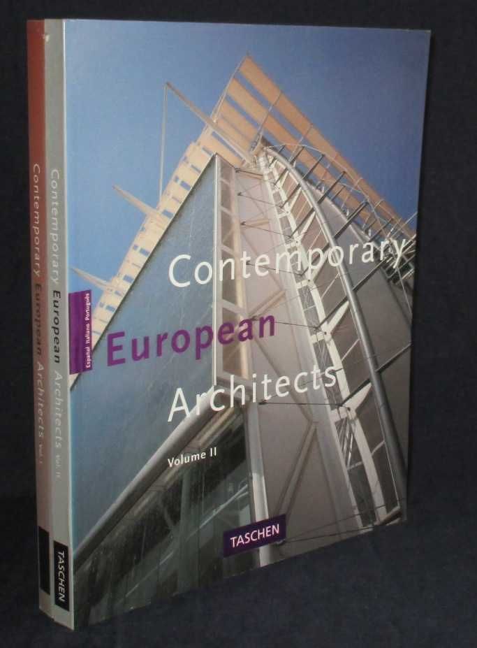 Livros Contemporary European Architects 2 volumes Taschen