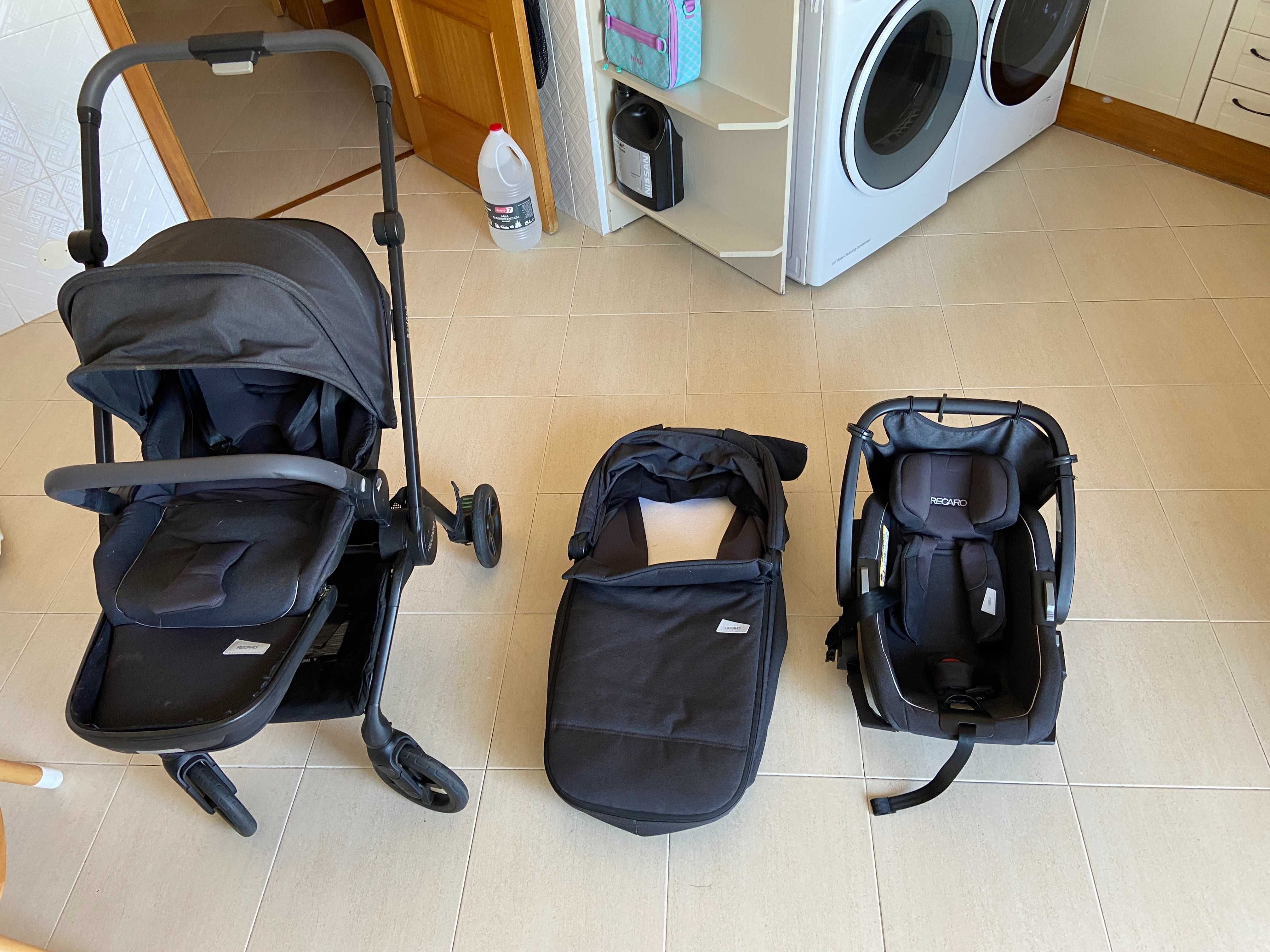 Recaro Carrinho de Bebe set of three