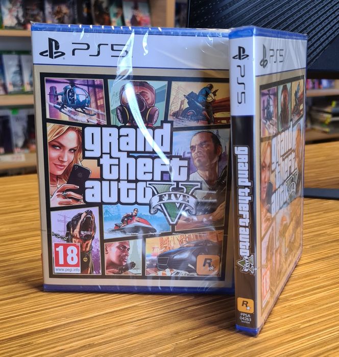 Gra na PS5 GTA V Grand theft auto nowa PL wersja KOMIS SWRWIS GSM